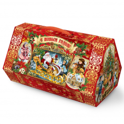 Коробка Дед Мороз и детки